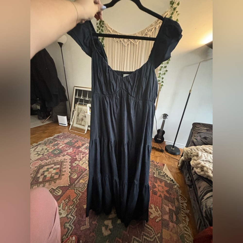 Abercrombie & Fitch Black Maxi Dress